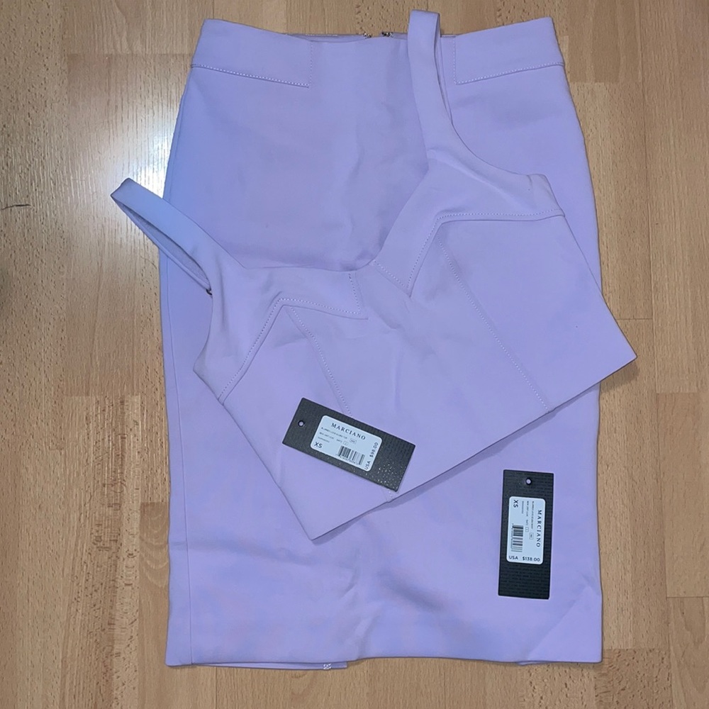 Purple 2 piece skirt set